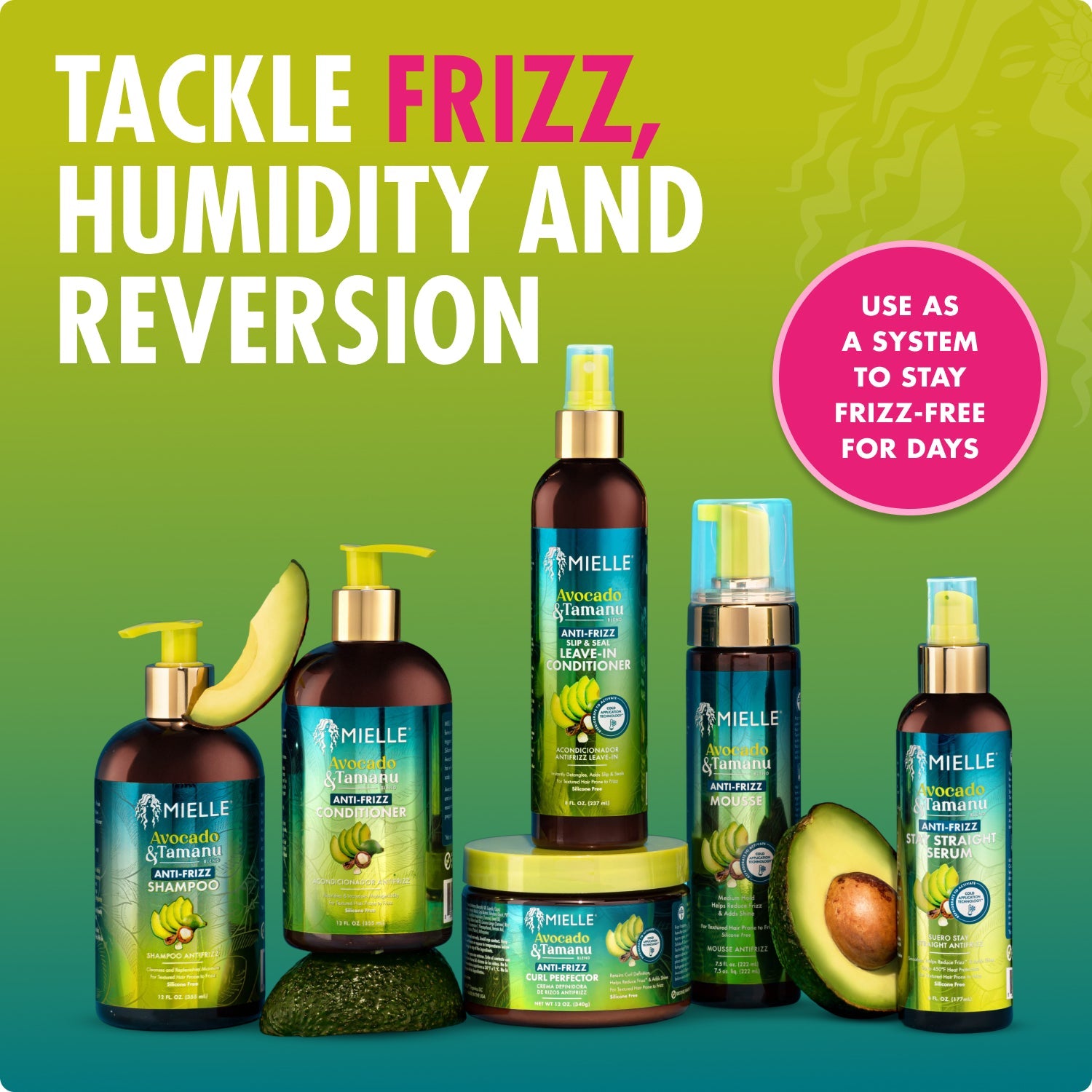 Avocado & Tamanu Anti-Frizz Shampoo