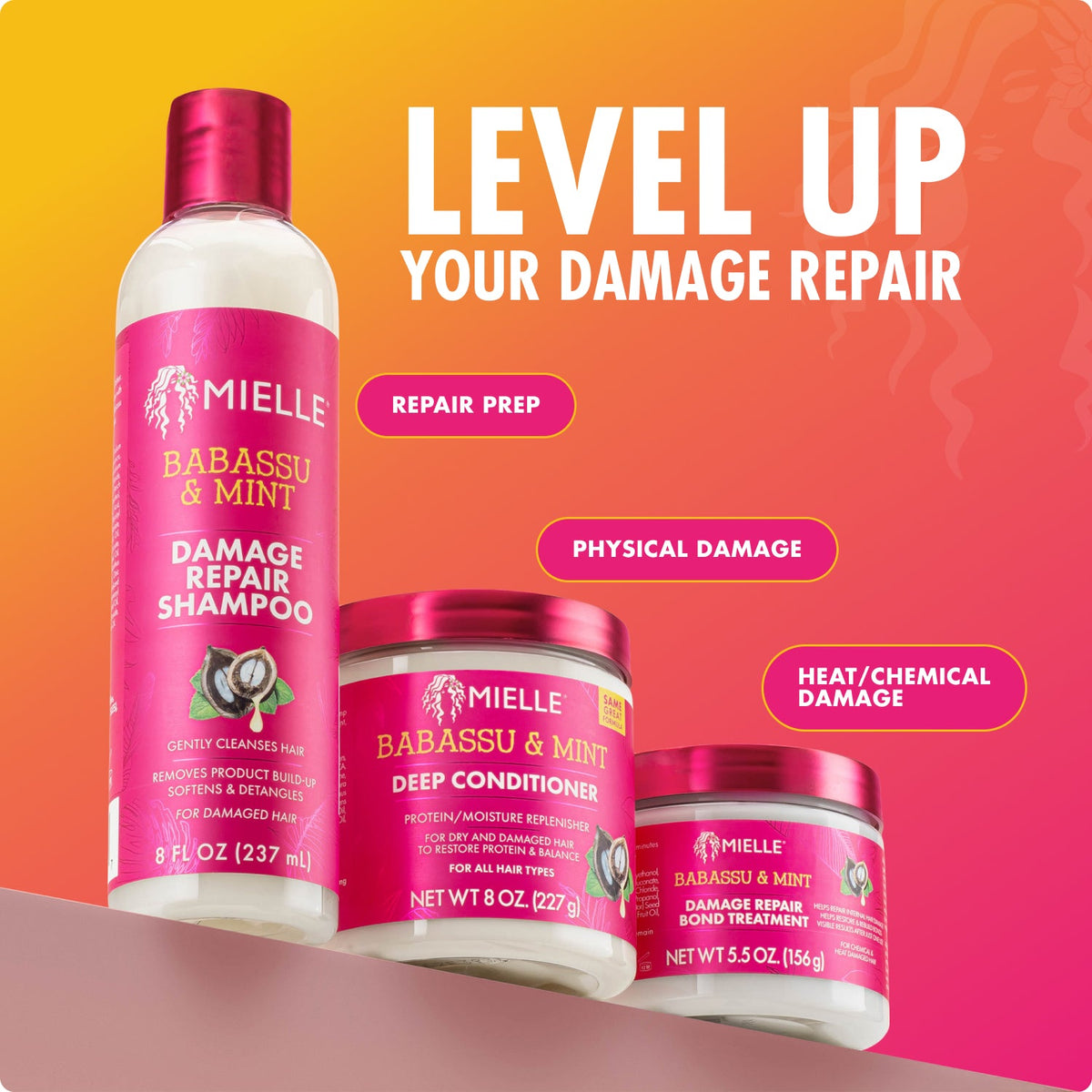 Babassu & Mint Damage Repair Bond Treatment
