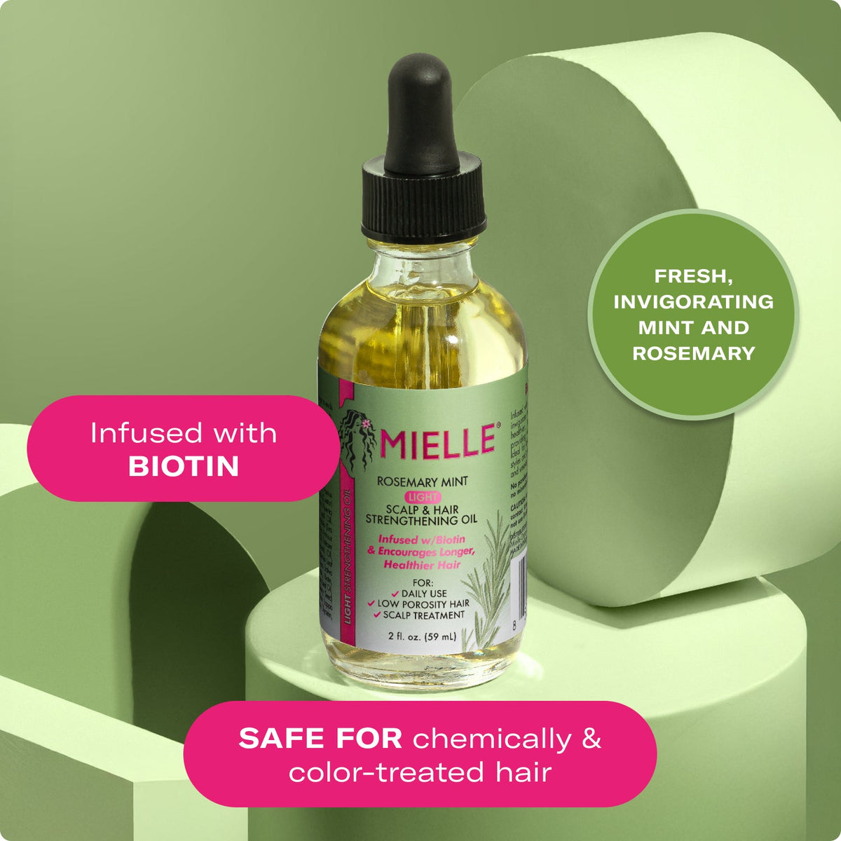 Rosemary Mint Light Scalp & Hair Strengthening Oil